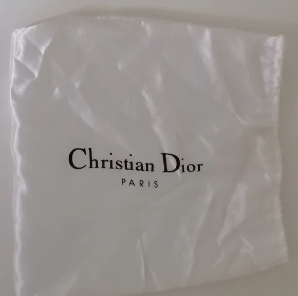 Vintage Christian Dior Satin Dust Bag - Picture 2 of 2